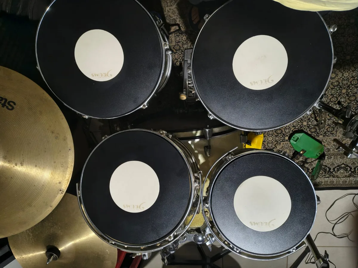 Kit de bateria para estudo com menos barulho